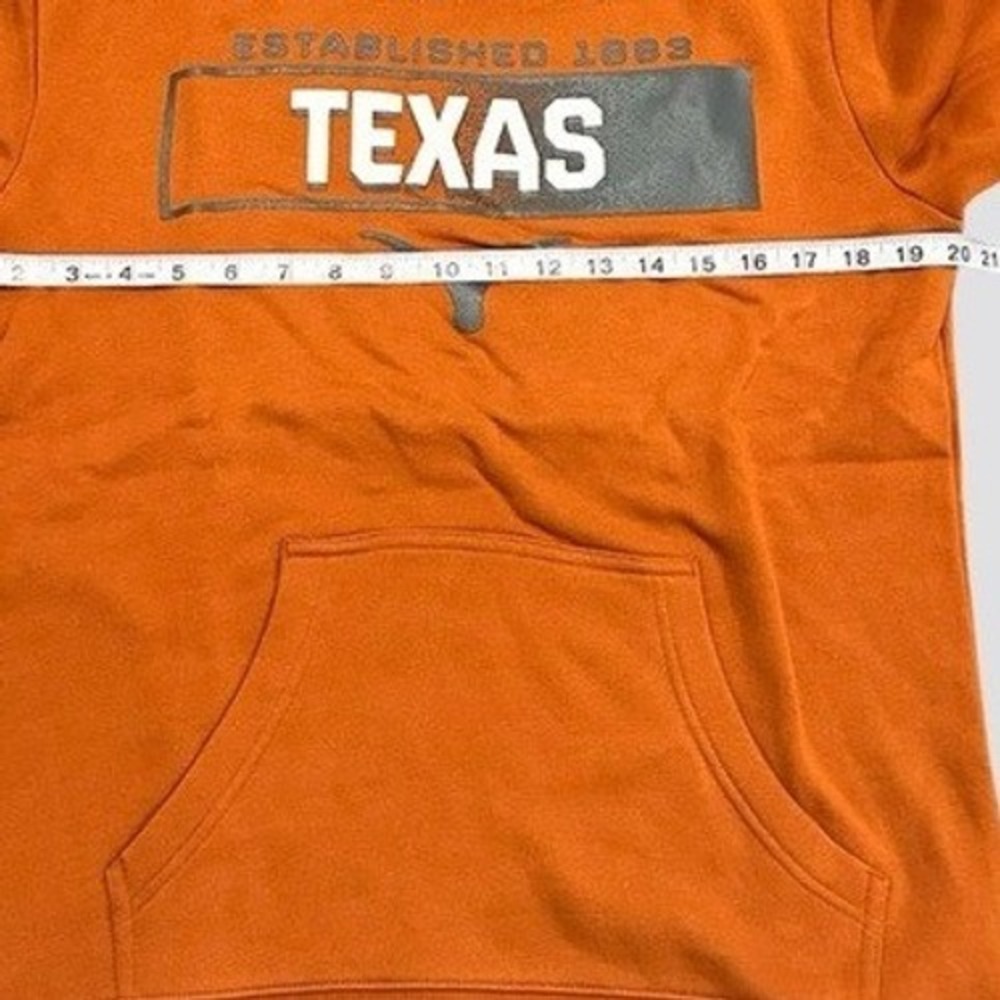 Texas Longhorns Iconic Fleece "Down The Field" Pullover Hoodie Men Medium NWT - Picture 6 of 7